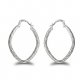 Female earrings twisted machete trend fashion cute elegant sterling silver earrings silver
