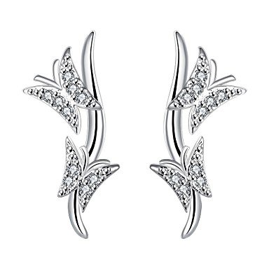 Women earrings, sterling silver luxury wedding party