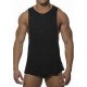 Male sports beach active street chic cotton vest, solid color round neck