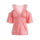 Women go out to the street chic loose T-shirt, simple, a V-neck fight Buce