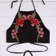 Women embroidered vest summer sexy short halter top