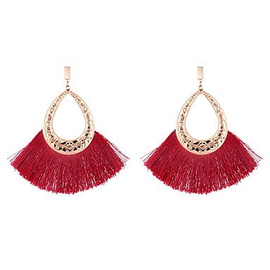 Female Earrings Tassels Hollow Creative Pear Flower Women Earrings Jewelry