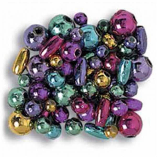 Assorted rainbow beads 5 g