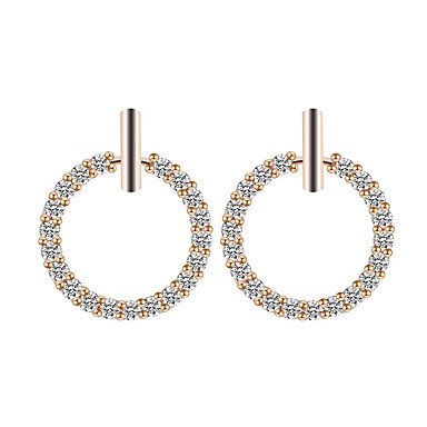Women cubic zirconia earrings classic