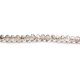 Light gray crystal beaded cushion 33