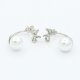 Women Crystal earrings, diamond, fashion steel, silver, diamond, crystal