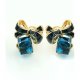 Women Crystal earrings, diamond, fashion, blue, diamond, crystal
