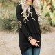Women Leopard Print Long Sleeve Casual Pullover Loose Top Ladies Casual Shirt