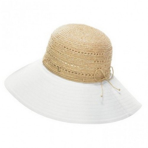 Crochet Raffia Big Brim Hat