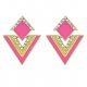 Women fashion crystal earrings fashion jewelry lucky