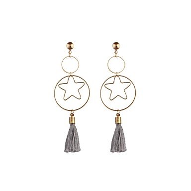 Men Women Earrings Personalized Classic Tassel Retro Punk Basic Earrings Jewelry