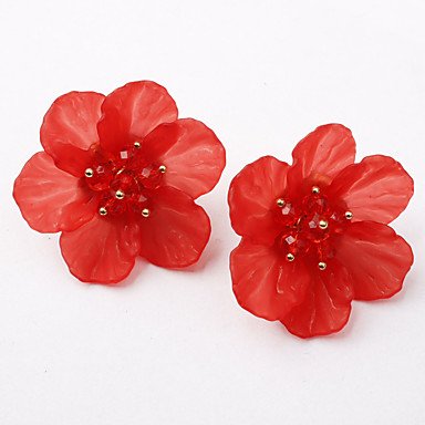 Women sweet lady flower earrings jewelry